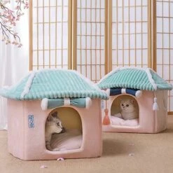 Merkloos Petsential Sakura Japanse Mand - Voor Katten (kattenmand) En Kleine Huisdieren (huisdierenmand) -Katten En Honden Verkoop Winkel 1200x1200 480