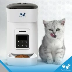 Pretty Paws PP002 Professionele Automatische Voerbak Kat- Stemrecorder - Voerautomaat - Katten Voerbak - Minimalistisch -Katten En Honden Verkoop Winkel 1200x1200 490