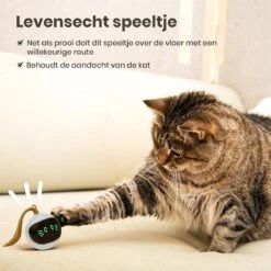 Otiume Interactieve Speelbal - Slimme Interactieve Jaag Speeltje Voor Katten - Kattenspeeltjes - Intelligente Jaagbal - AI -USB Oplaadbaar - LED - Blauw -Katten En Honden Verkoop Winkel 1200x1200 558