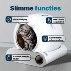 BOME Automatische Kattenbak - Zelfreinigende Kattenbak - Met App En Touchscreen - 65L -Katten En Honden Verkoop Winkel 1200x1200 585