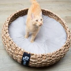 District 70 COCOON - Luxe Hondenmand Van Duurzaam Hoogwaardig Riet Met Zacht Kussen - Maten S/M/L - Large -Katten En Honden Verkoop Winkel 1200x1200 93