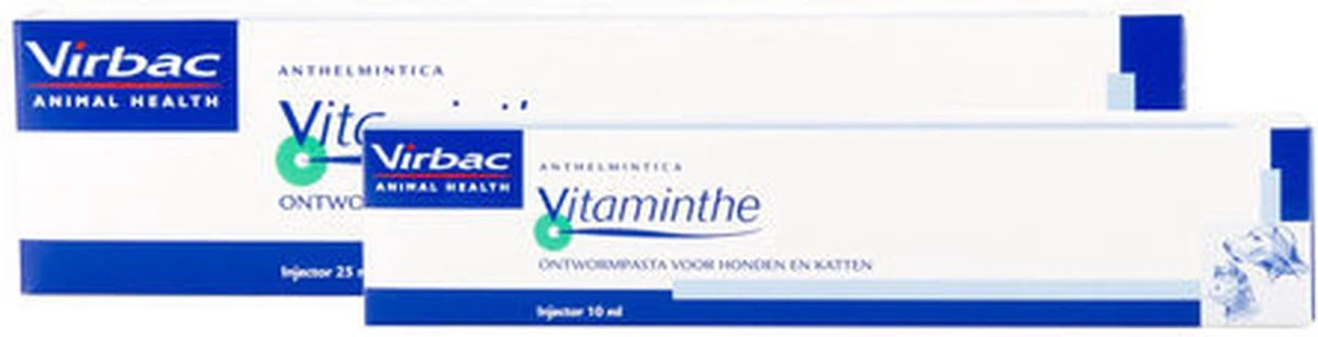 Virbac Vitaminthe Ontwormingspasta - Hond & Kat - 25 Ml 2 Virbac Vitaminthe Ontwormingspasta - Hond & Kat - 25 Ml - Afbeelding 2