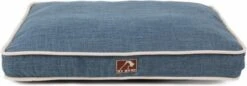Beau&Bess Hondenkussen Hondenbed 90 X 60 Cm Piping Blauw