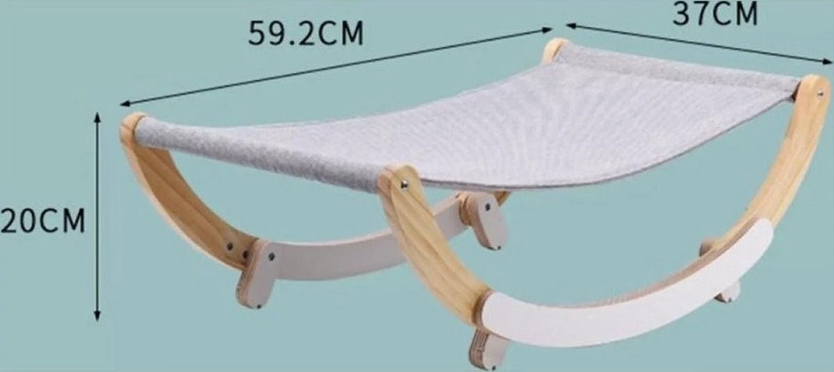 LuxeBass 2-In-1 Katten Hangmat | Hangmat Kat Met Optioneel Wiegfunctie | Wiegen Of Stabiel 2 LuxeBass 2-In-1 Katten Hangmat | Hangmat Kat Met Optioneel Wiegfunctie | Wiegen Of Stabiel - Afbeelding 2