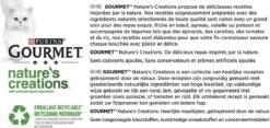 Gourmet Nature's Creations - Kattenvoer Natvoer - Zeevis - 48 X 85 Gr -Katten En Honden Verkoop Winkel 1200x569