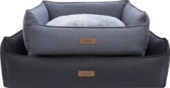 Benzano - Hondenmand - All Season - Wasmachine Wasbaar - Omkeerbaar Kussen - Pluche - Schuimvulling - Antraciet - 100 CM -Katten En Honden Verkoop Winkel 1200x620 1