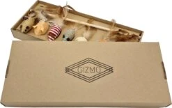 GIZMO Luxe Kattenspeeltjes Set - 7 Speeltjes - Interactieve Kattenhengel, Kattenspeelgoed & Speelmuisjes - Kitten Speeltjes -Katten En Honden Verkoop Winkel 1200x753 1