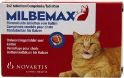 Milbemax Ontworming Tabletten Grote Kat 2 - 12 Kg 2 X 2 Tabletten -Katten En Honden Verkoop Winkel 1200x756