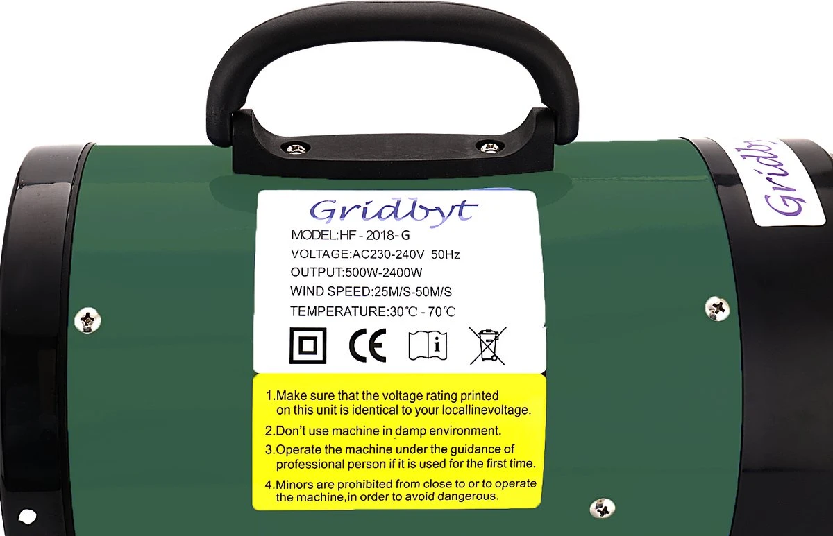 Gridbyt Professionele Hondenföhn – Waterblazer Voor Honden – Voor Een Mooie Vacht – Groen 7 Gridbyt Professionele Hondenföhn – Waterblazer Voor Honden – Voor Een Mooie Vacht – Groen - Afbeelding 7