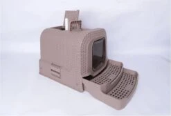 Adori Kattentoiltet Rattan Taupe - Kattenbakken - 69x42x41 Cm -Katten En Honden Verkoop Winkel 1200x817 1