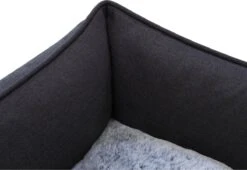 Benzano - Hondenmand - All Season - Wasmachine Wasbaar - Omkeerbaar Kussen - Pluche - Schuimvulling - Antraciet - 100 CM -Katten En Honden Verkoop Winkel 1200x827 2