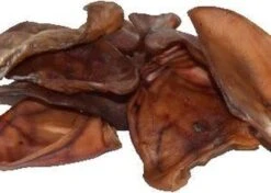 Merkloos Varkensoren - Hondensnack - Animal King - 100 Stuks