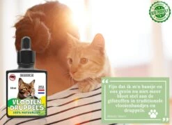 Natuurlijke Vlooiendruppels Voor Katten - Vanaf 4 Kg - 100% Natuurlijk - Vlooien - Zonder Giftige Pesticiden - 30 Ml - Speciale Formule Voor Katten - Vachtdruppels - Made In Holland -Katten En Honden Verkoop Winkel 1200x872 5