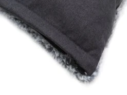 Benzano - Hondenmand - All Season - Wasmachine Wasbaar - Omkeerbaar Kussen - Pluche - Schuimvulling - Antraciet - 100 CM -Katten En Honden Verkoop Winkel 1200x900 11