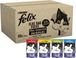 Felix Elke Dag Feest Mix Selectie In Gelei - Katten Natvoer - 80 X 85g 18 Felix Elke Dag Feest Mix Selectie In Gelei - Katten Natvoer - 80 X 85g -Katten En Honden Verkoop Winkel 1200x925 1