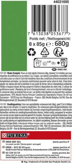 Gourmet Nature's Creations - Kattenvoer Natvoer - Zeevis - 48 X 85 Gr -Katten En Honden Verkoop Winkel 527x1200 1