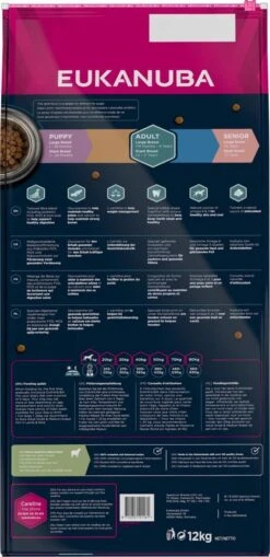 Eukanuba Dog Adult Large Breed Lam/Rice - 12 KG -Katten En Honden Verkoop Winkel 582x1200