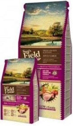 Sam's Field Adult Large - Kip & Aardappel - 13 Kg -Katten En Honden Verkoop Winkel 695x1200