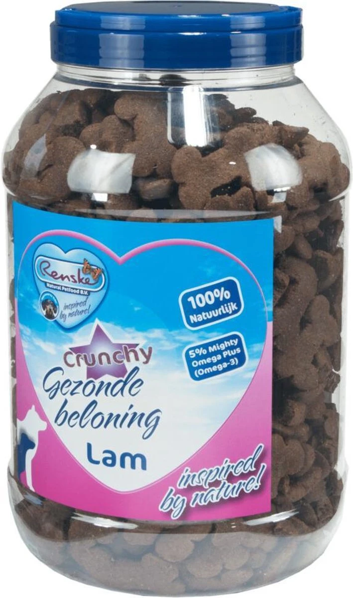 Renske Gezonde Beloning Koekjes Hondensnack - Lam - 2 Kg 2 Renske Gezonde Beloning Koekjes Hondensnack - Lam - 2 Kg - Afbeelding 2