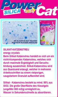 Merkloos PowerCat Silicaat Kattenbakvulling Met Energy Kristallen - 12 X 5L -Katten En Honden Verkoop Winkel 719x1200