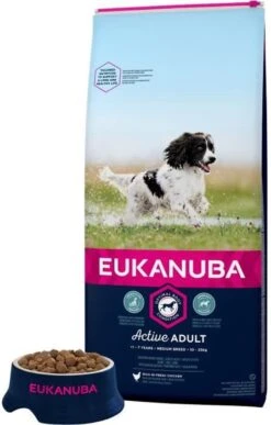 Eukanuba Dog Adult Medium Breed - Kip - Hondenvoer - 15 Kg -Katten En Honden Verkoop Winkel 766x1200
