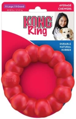 Kong Ring Rood 11x11x3 Cm - Medium/Large -Katten En Honden Verkoop Winkel 772x1200