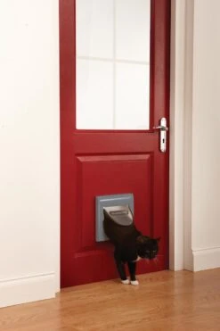 PetSafe Staywell Classic Manual 4-Way Locking Cat Flap - Grijs W/tunnel -Katten En Honden Verkoop Winkel 800x1200 12
