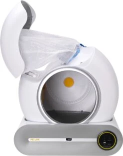 Merkloos Petlux® Zelfreinigende Automatische Kattenbak Met App En LED-Touch -Katten En Honden Verkoop Winkel 950x1200